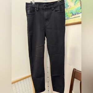 Kendall & Kylie The Kontour High Rise Black Jeans. Good Preloved. Size 28.
